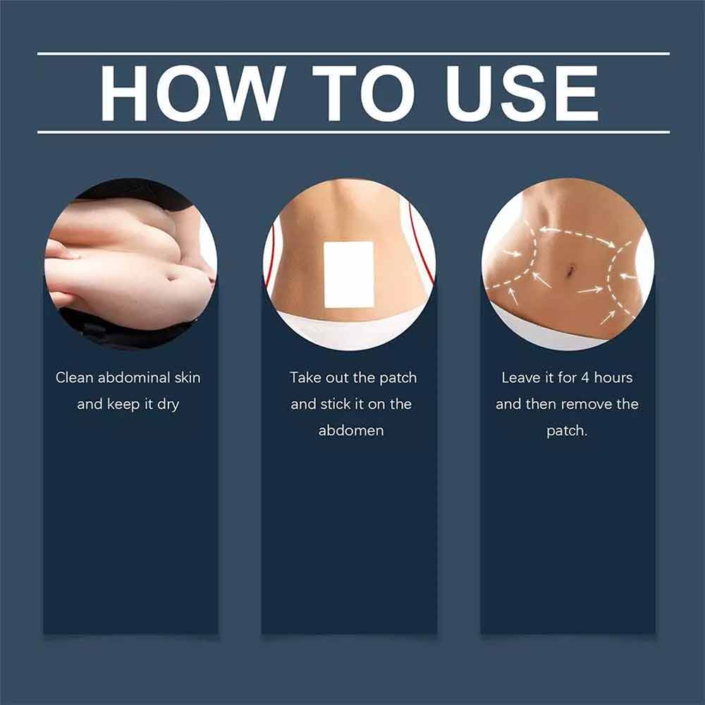 12pcs Slimming Patch Slim Belly Burn Abdomen Weight Loss Fat Burning Pads Hot