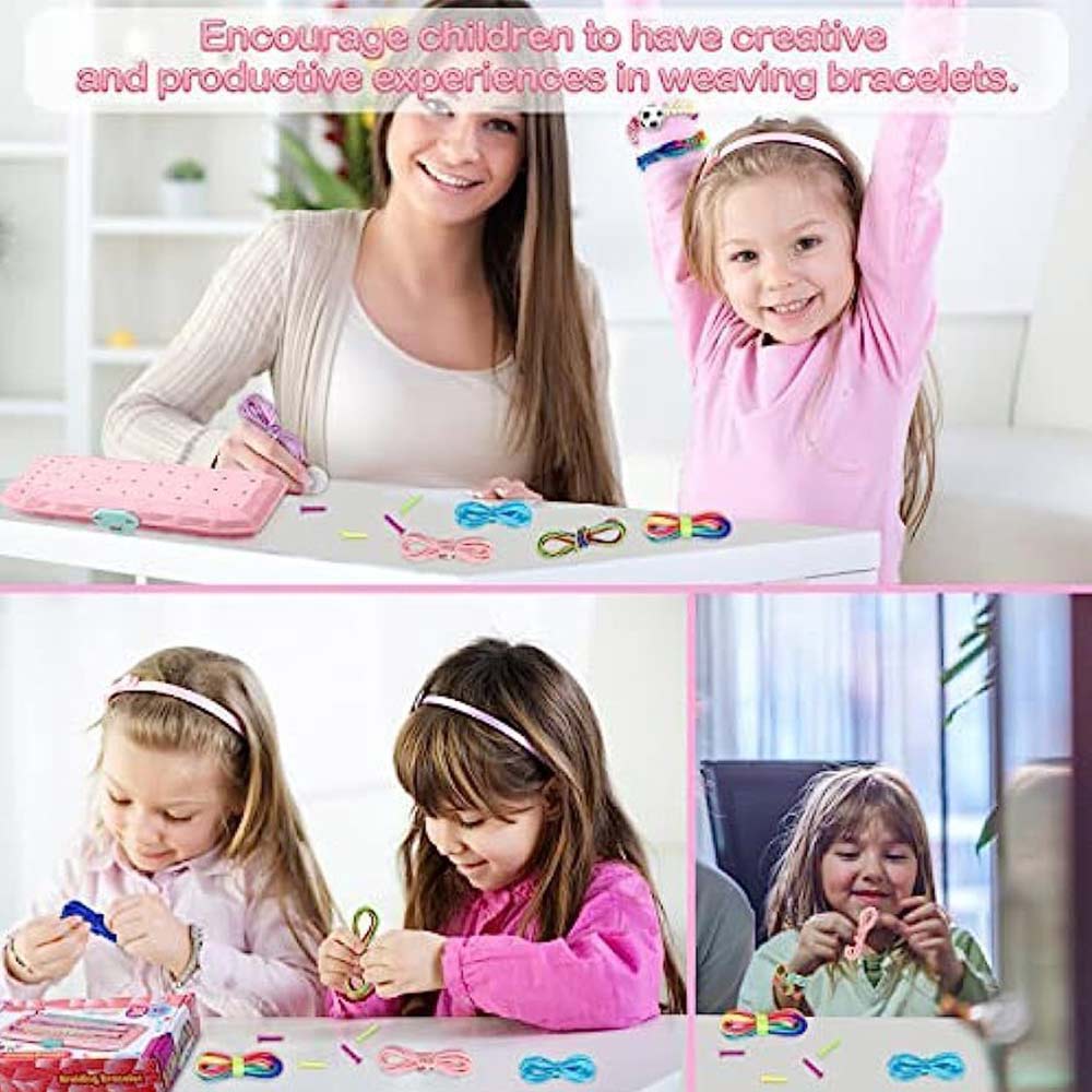 Friendship Bracelet Making Kit for Kids Girls Friendship DIY Bracelet Craft Toys