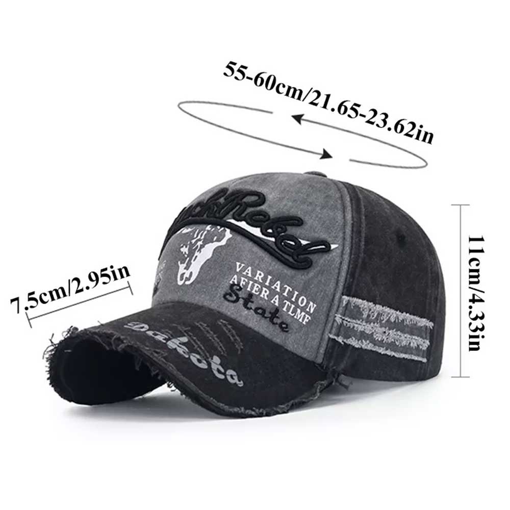 Trucker Baseball Cap Unisex Hip-hop Hat Sport Snapback Mens Adjustable Womens BLACK