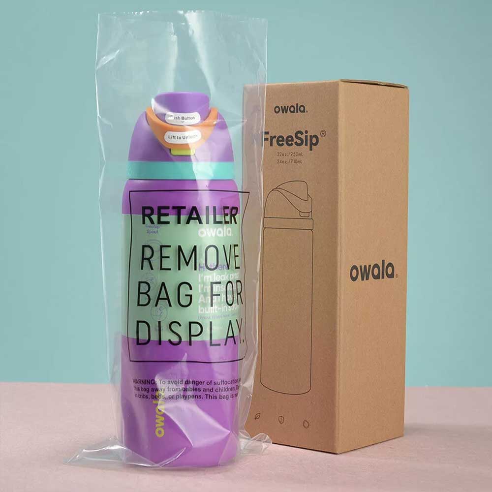 1X Random Owala FreeSip Stainless Steel Water Bottle Insulated Sports Portable