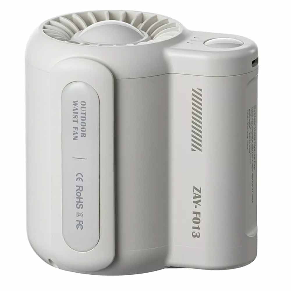 Clip on Waist Fan Cooling Fan Handheld Hands Free Rechargeable Under Shirt Fan