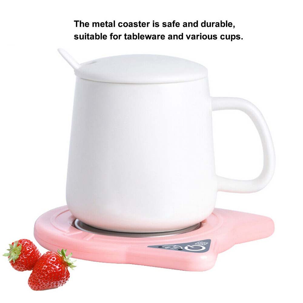 Smart USB Coffee Mug Warmer Tea Milk Cup Heater Pad Heating Plate Home Office
