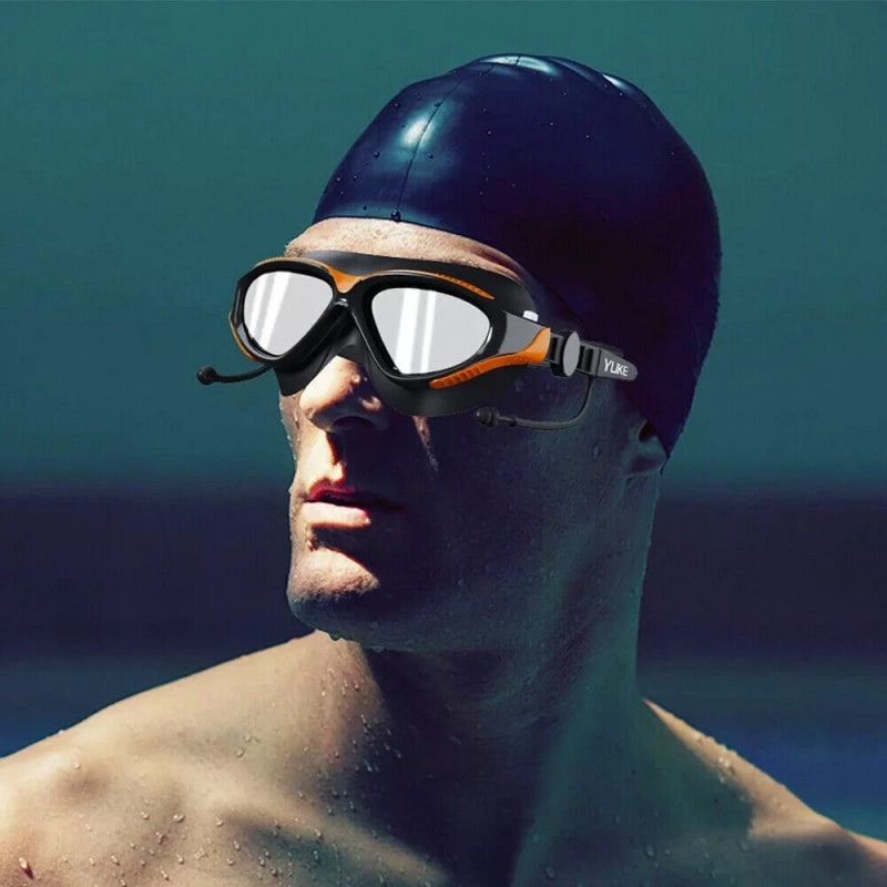Professional Adult Anti Fog Swim Glasses Swimming Goggles Snorkel Diving Pool