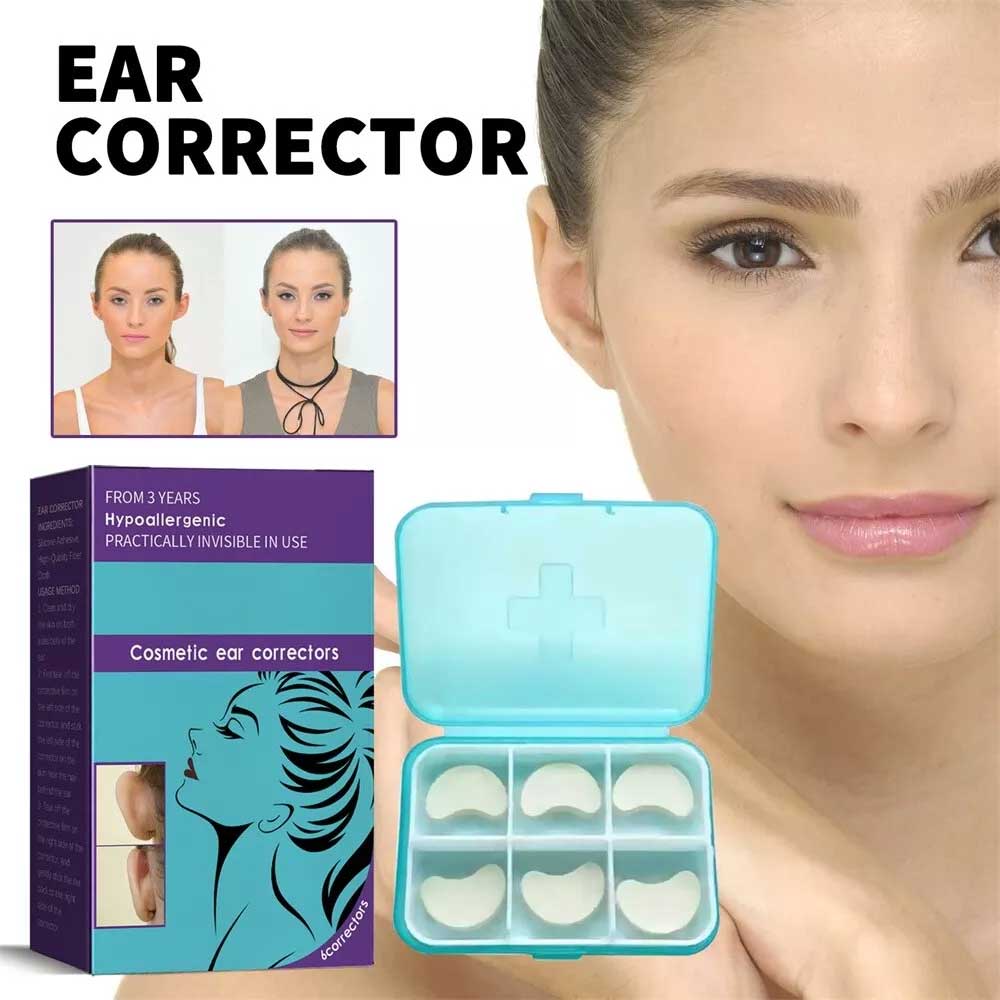 Earlap Cosmetic Ear Corrector, Earlap Prominent Ears Ear Corrector, 6pcs/box