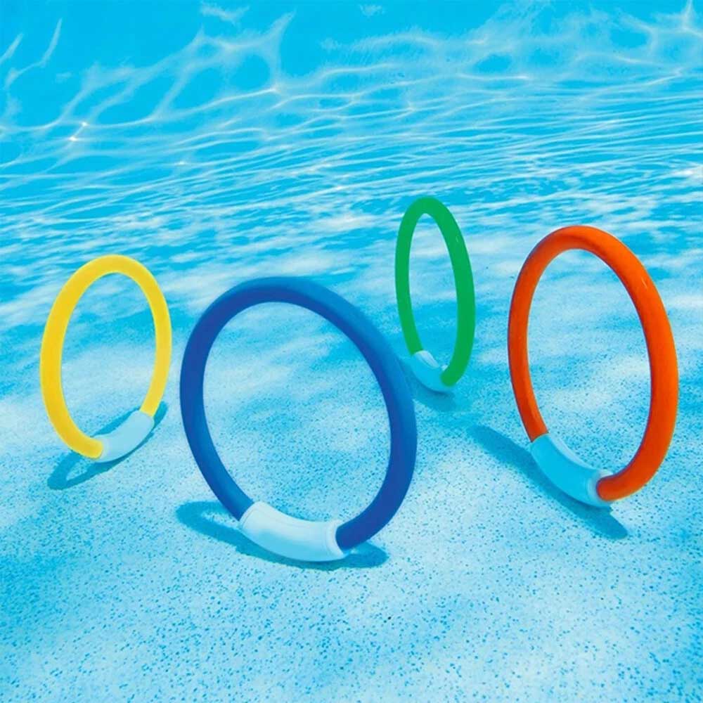 19pcs Kids Underwater Dive Toys Set - Swimming Pool Rings & Seaweed Game for Children, Party Favors