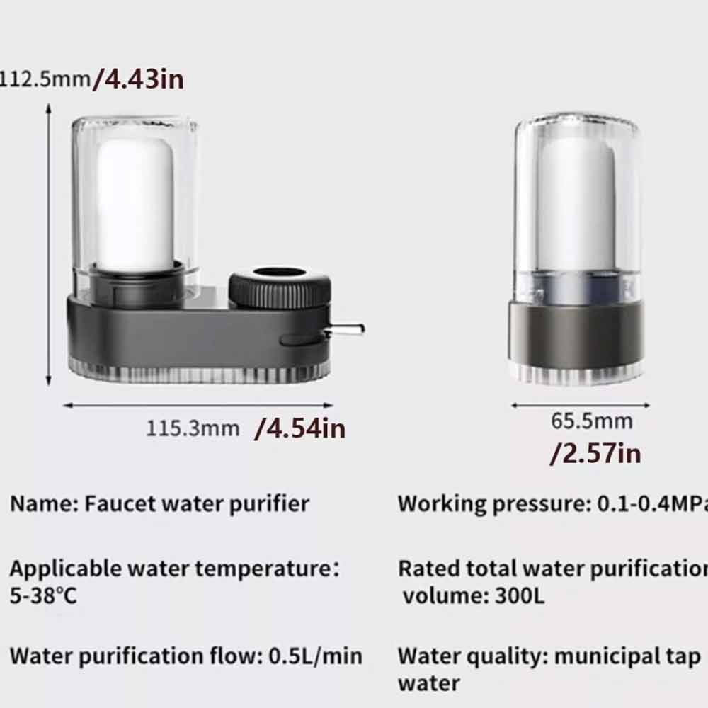 Removable Faucet Tap Water Purifier Kitchen Faucet Extender Home
