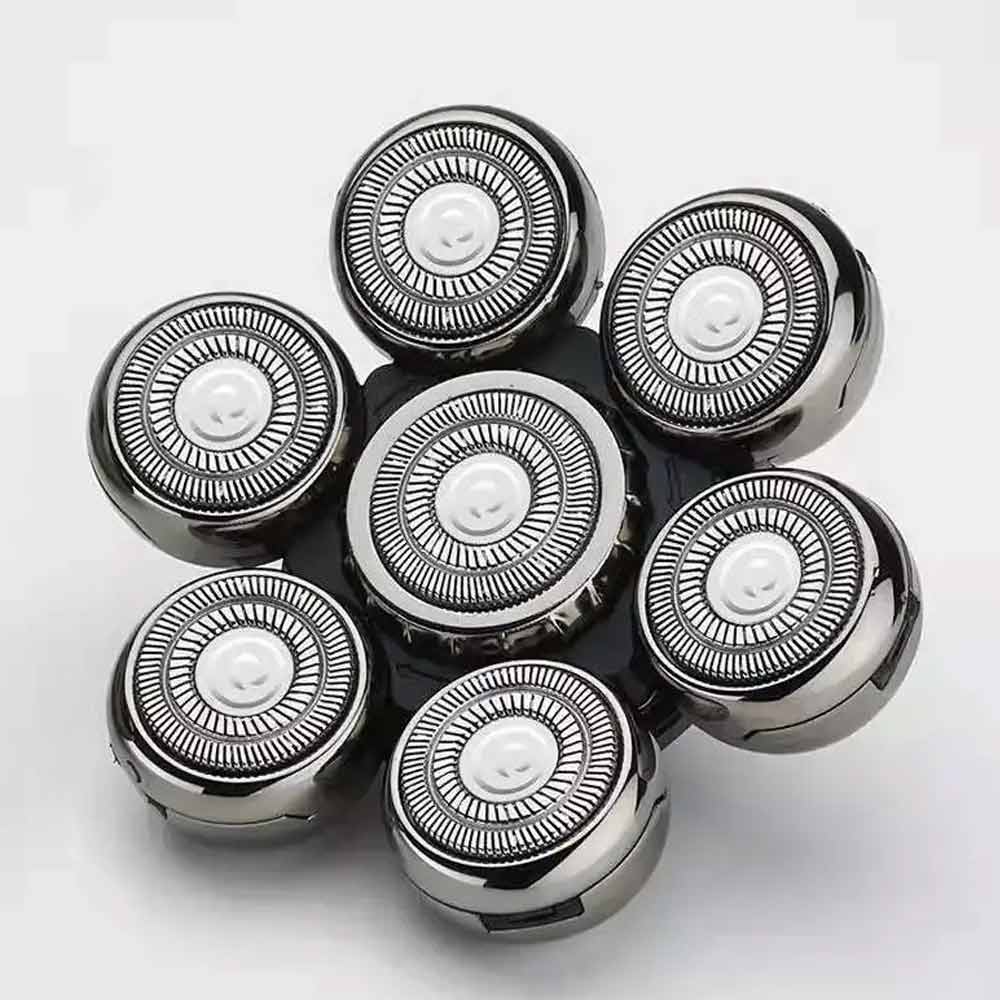 Mens 7 Blade Razor Replacement Shaving Heads Floating Washable Electric 7D Shave