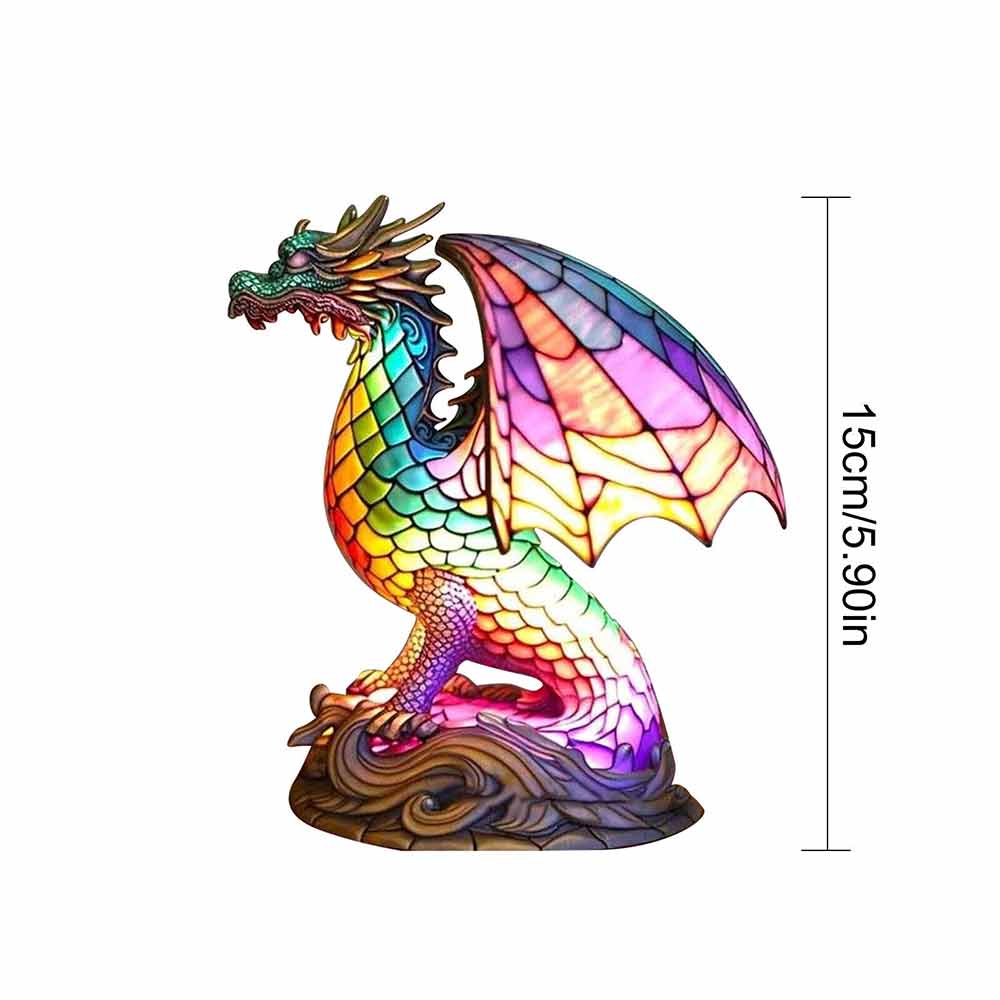 Colorful Dinosaur/Owl/Turtle/Mermaid/Unicorn/Wolf Animal Table Lamp Night Light