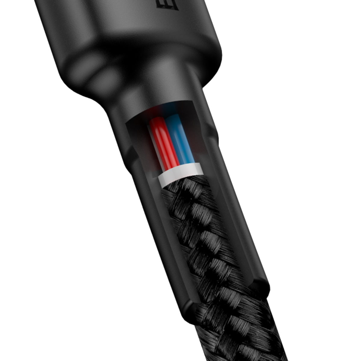 Type-C to Type-C 60W Cafule Flash Charging data (20V 3A) 1m Gray+Black Baseus