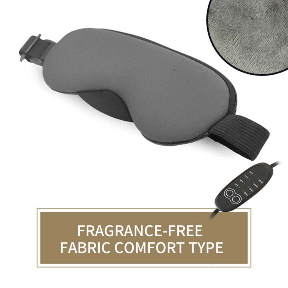 USB Heated Eye Mask Warm Steam Dry Eye Mask Electric Temperature Heating