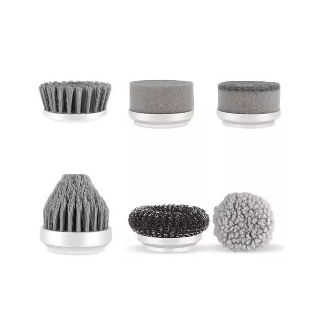 Cordless Electric Spin Scrubber - Powerful Turbo Cleaning Brush, Rechargeable Bath & Floor Scrubber