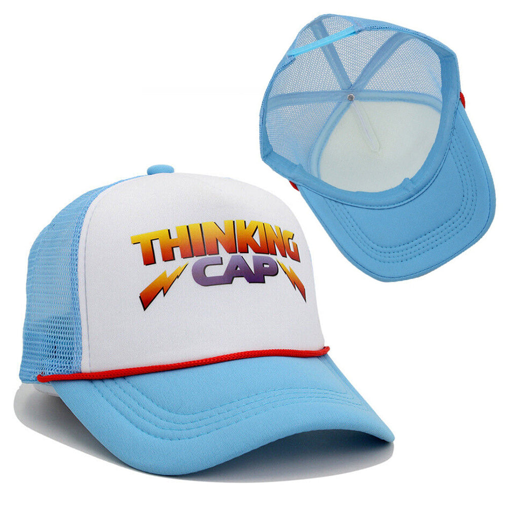 Hot Baseball Cap Sunscreen Sunshade Cap Hit Color Letter Printed Thinking Cap