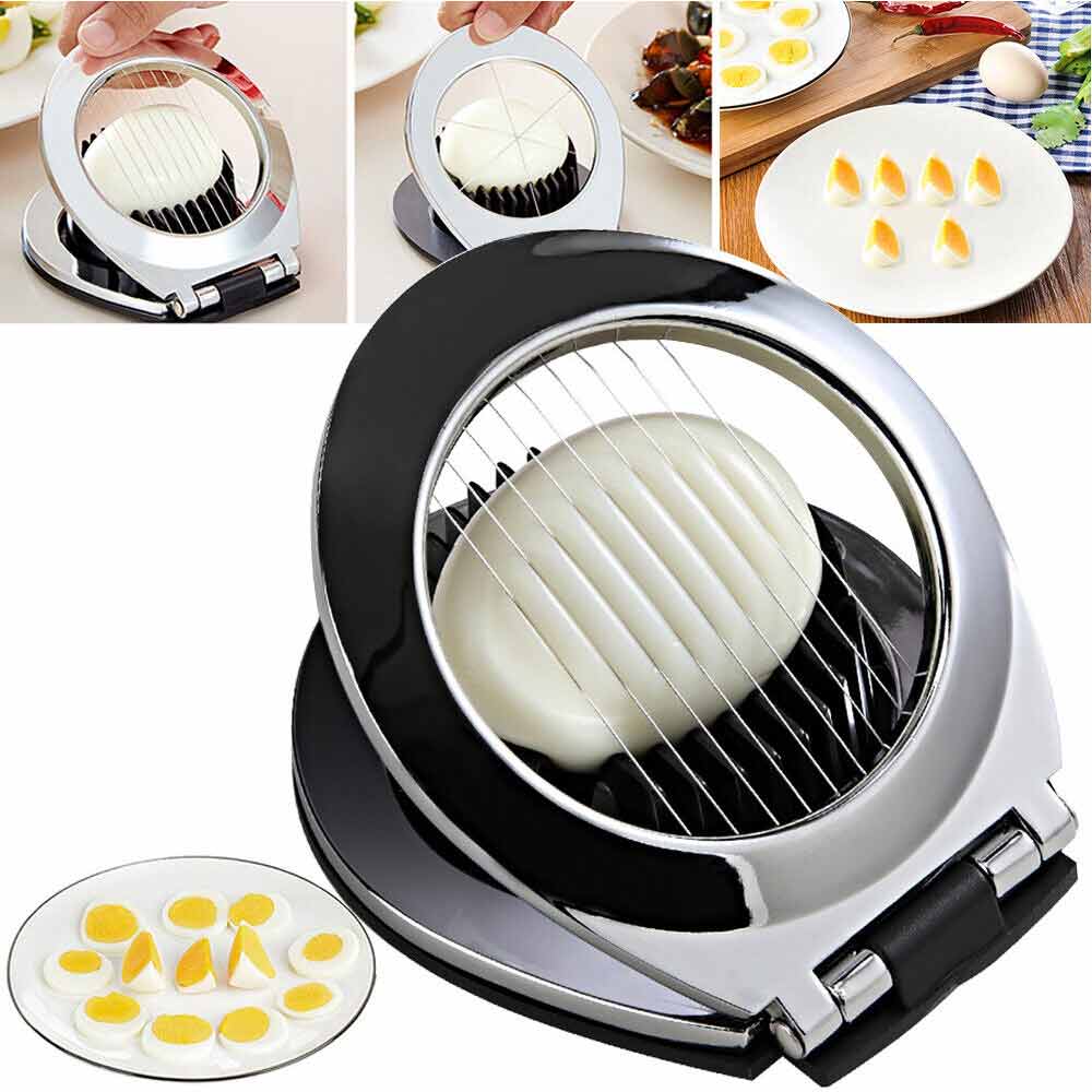 Egg Slicer Stainless Steel Mushroom Kitchen Chopper Tomato Boiled Cutter