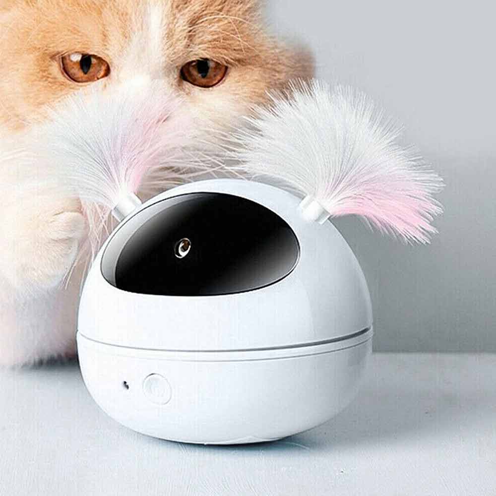 Automatic Laser Cat Toy Interactive Smart Kitten Laser Toy Battery-Powered