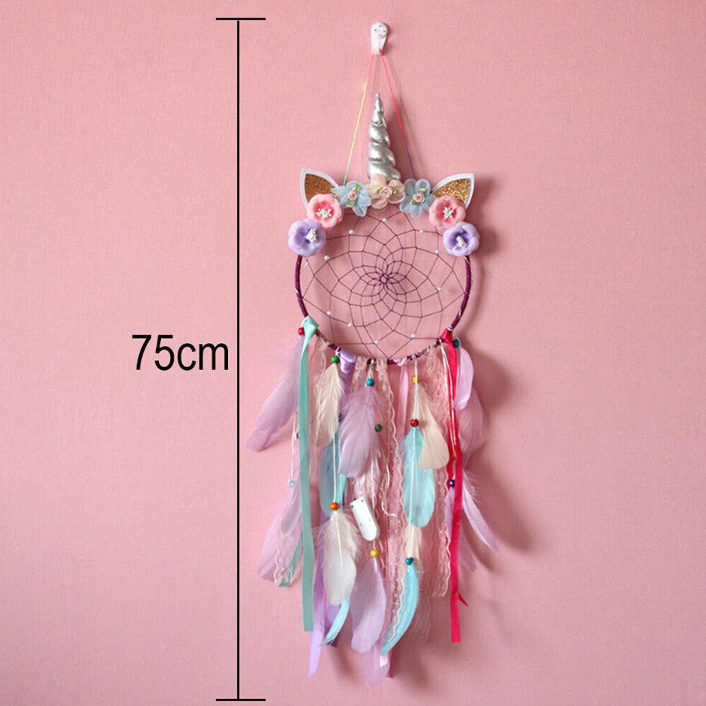 Dream Catcher with Feather Caught Dreams Wall Hanging Ornament Home Decor