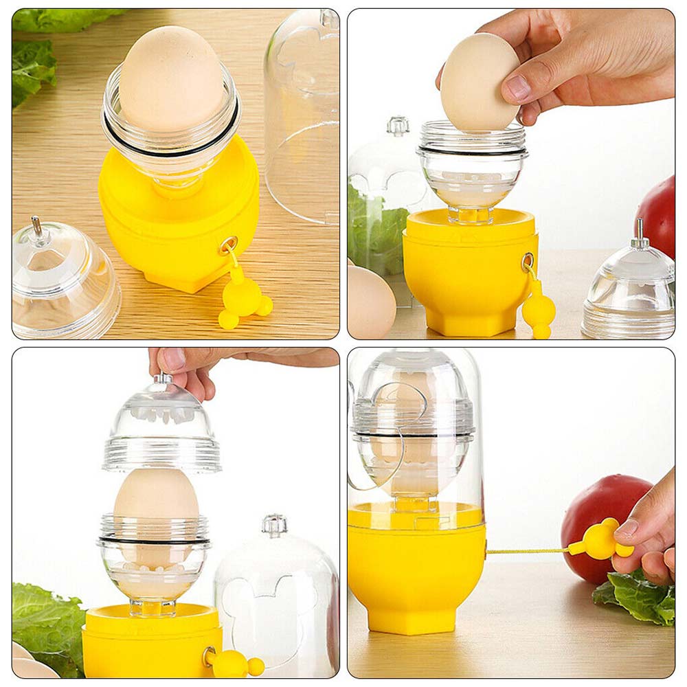 Manual Egg Maker Manual Egg White Yolk Mixer Blender Egg Scrambler Shaker Tools