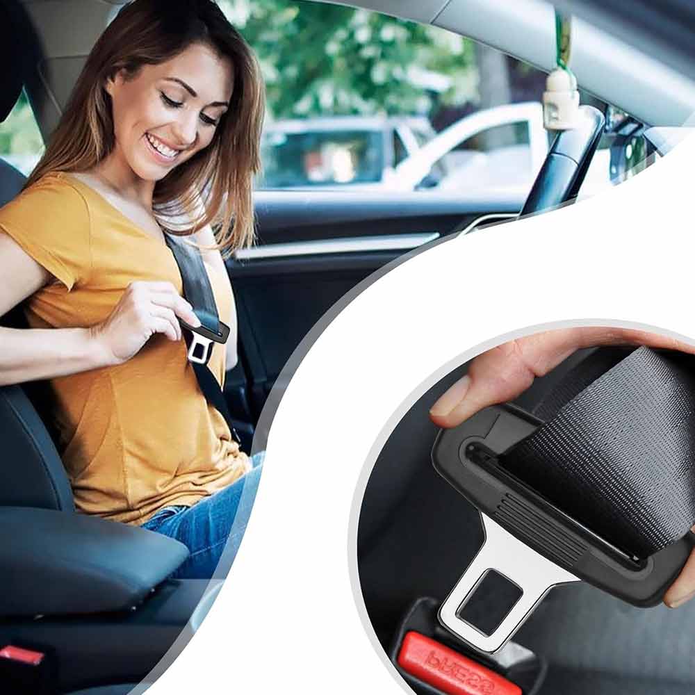 2PCS Seat Belt Buckle for Car, Seatbelt Clips for Most Cars, 21Mm Car
