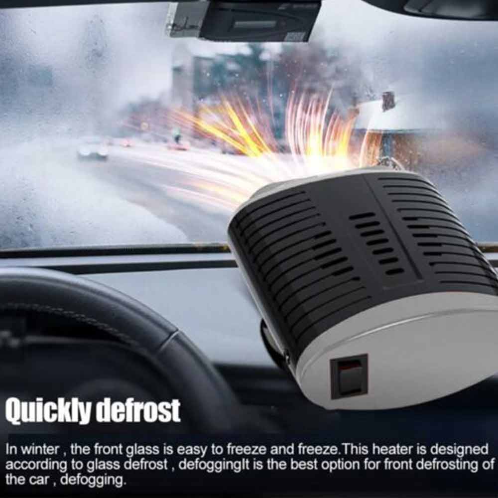 Electric Car Heater 12V Dc Heating Fan Defogger Defroster Demister Portable