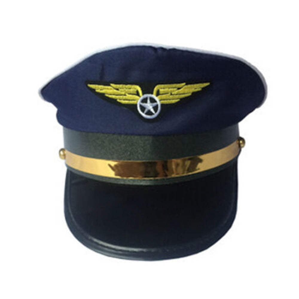 Captain Hat Adult Party Costume Cosplay Skipper Sailor Ship Cap Air force pilots