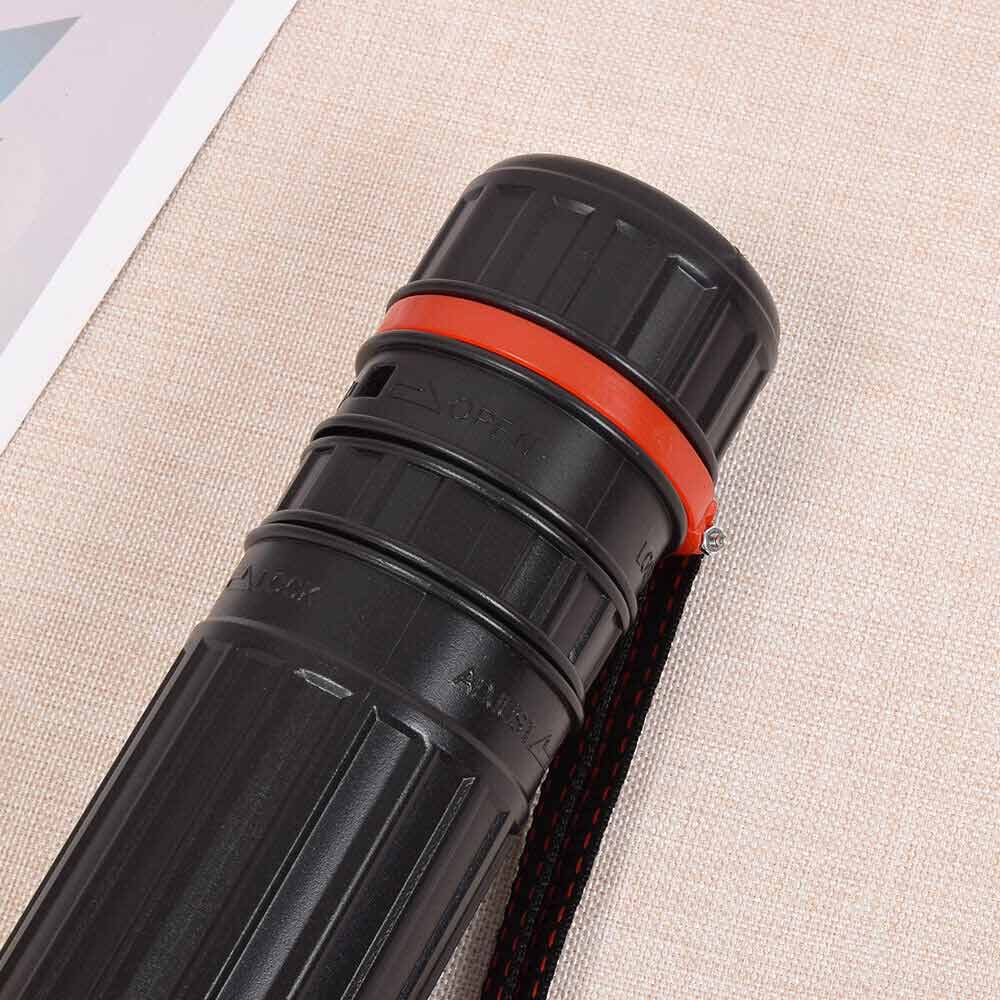 Extendable Telescopic Archery Arrow Back Shoulder Quiver Holder Tube w/ Strap