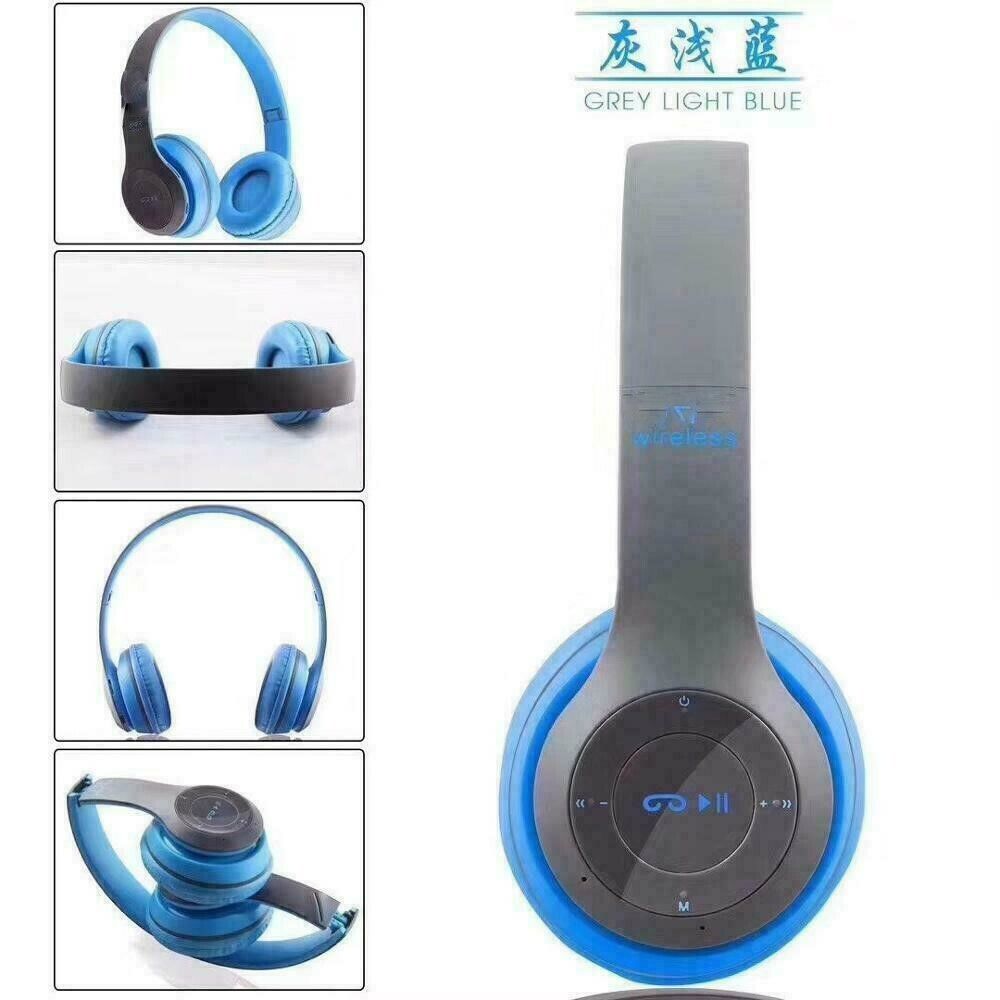 Wireless Bluetooth 5.1 Headphones with Noise Cancelling Over-Ear Earphones
