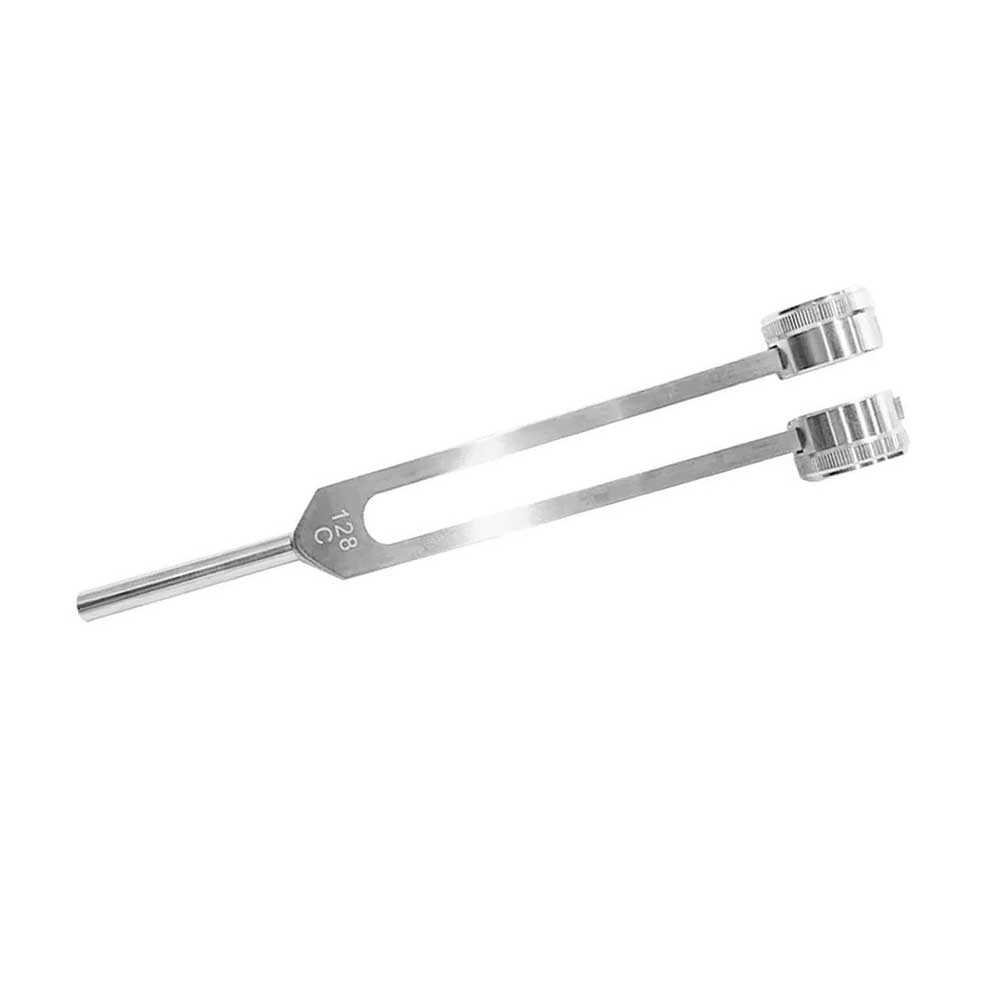 128Hz Tuning Fork+Hammer Kit Musical Instrument Vibration Sound Therapy Healing