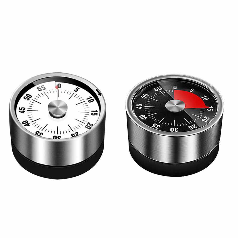 Kitchen Timer,Mechanical Stainless Steel Timer with Loud Alarm for Cooking