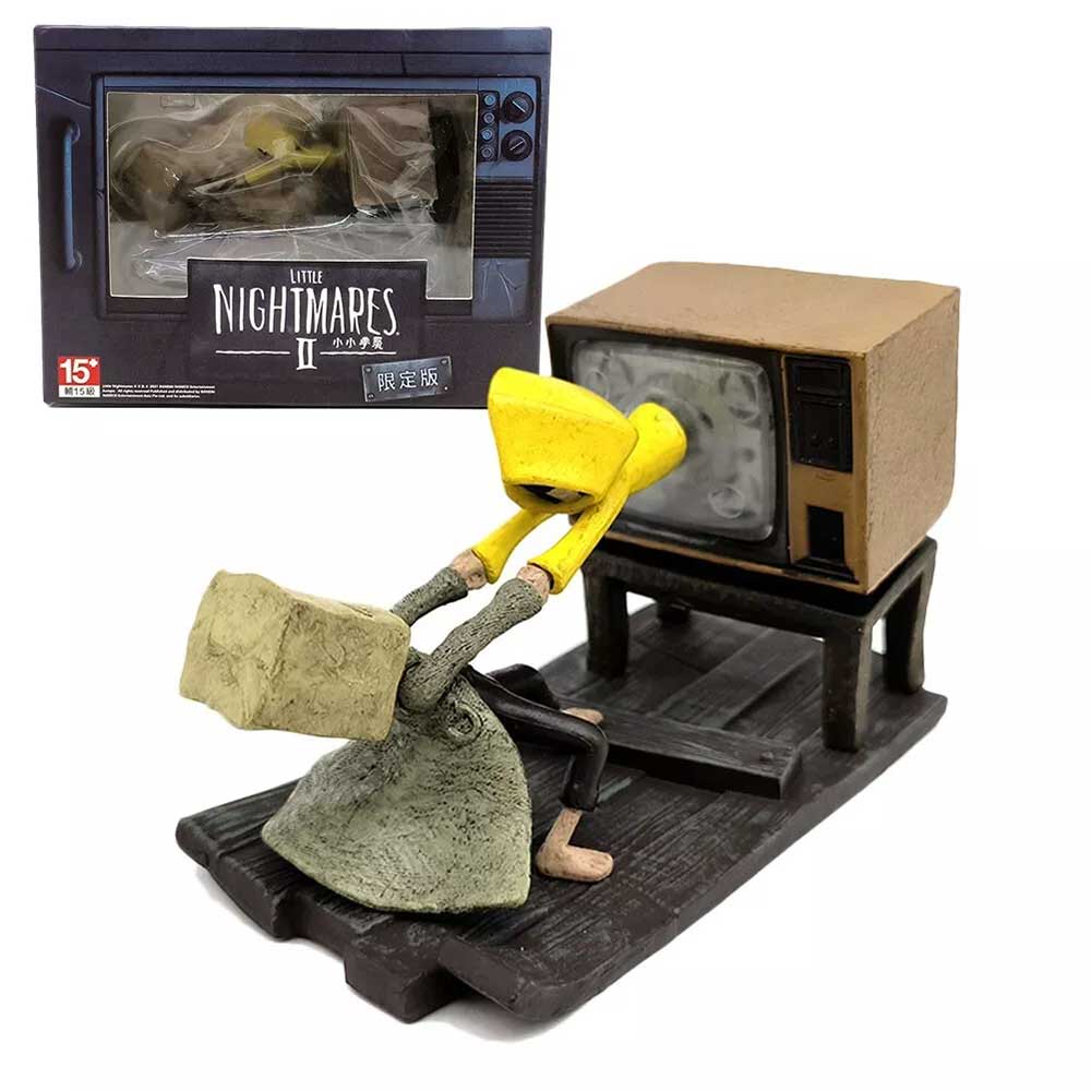 Little Nightmares II Six & Mono Game Figure Model Toy Decor Statue With Light