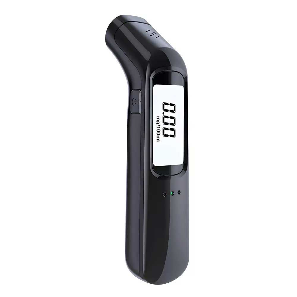Digital Breath Breathalyzer Alcohol Tester Analyzer Detector Police Rechargeable