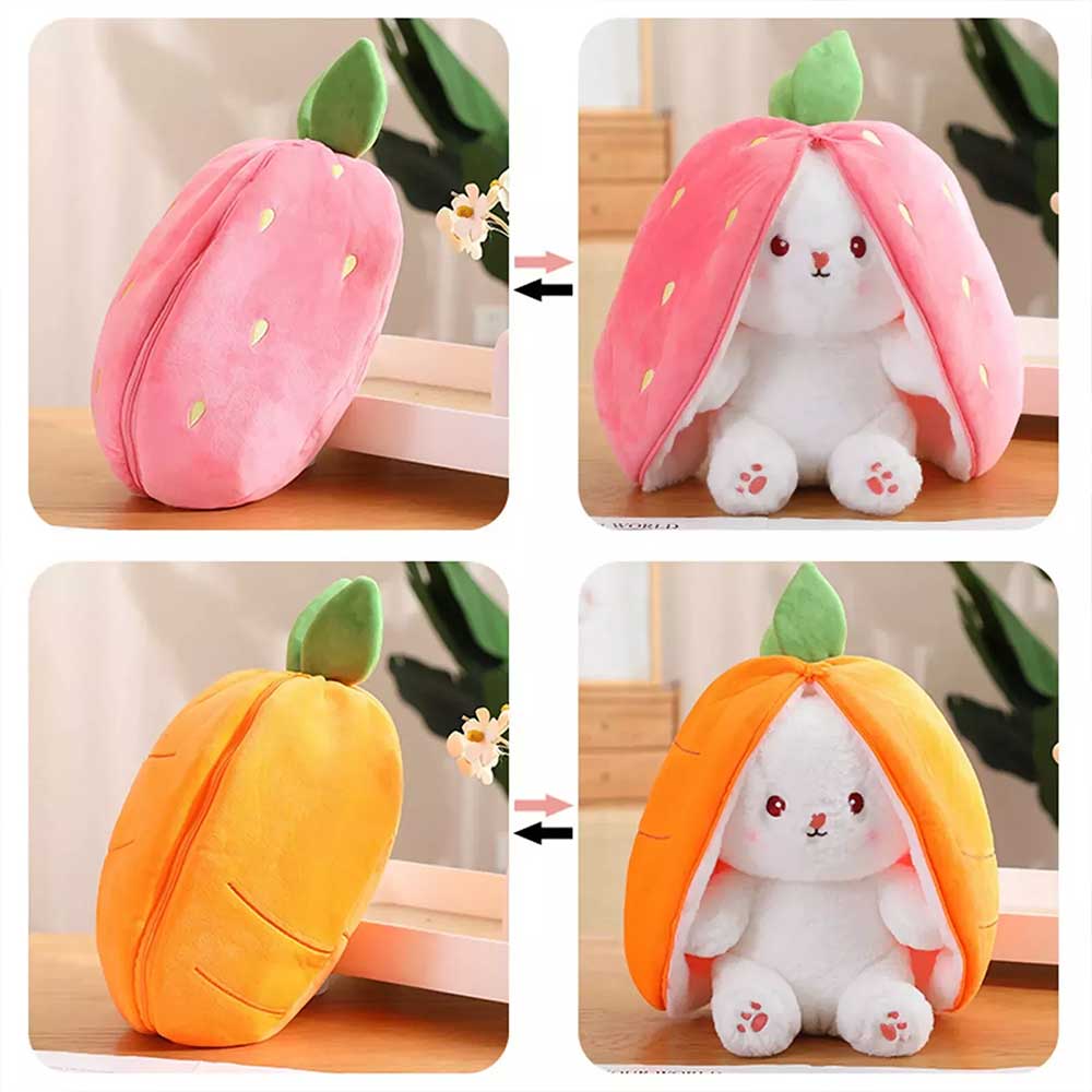 Easter Rabbit Bunny Stuffed Cute Soft Plushies Hide-and-Seek Plush Doll Easter
