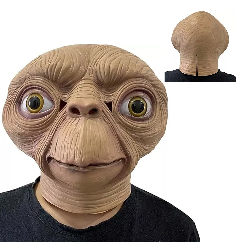 ET Alien Latex Mask – Realistic Sci-Fi Costume for Halloween & Cosplay