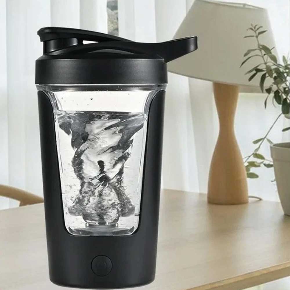 Electric Protein Shaker Bottle Mixing cup USB Rechargeable
