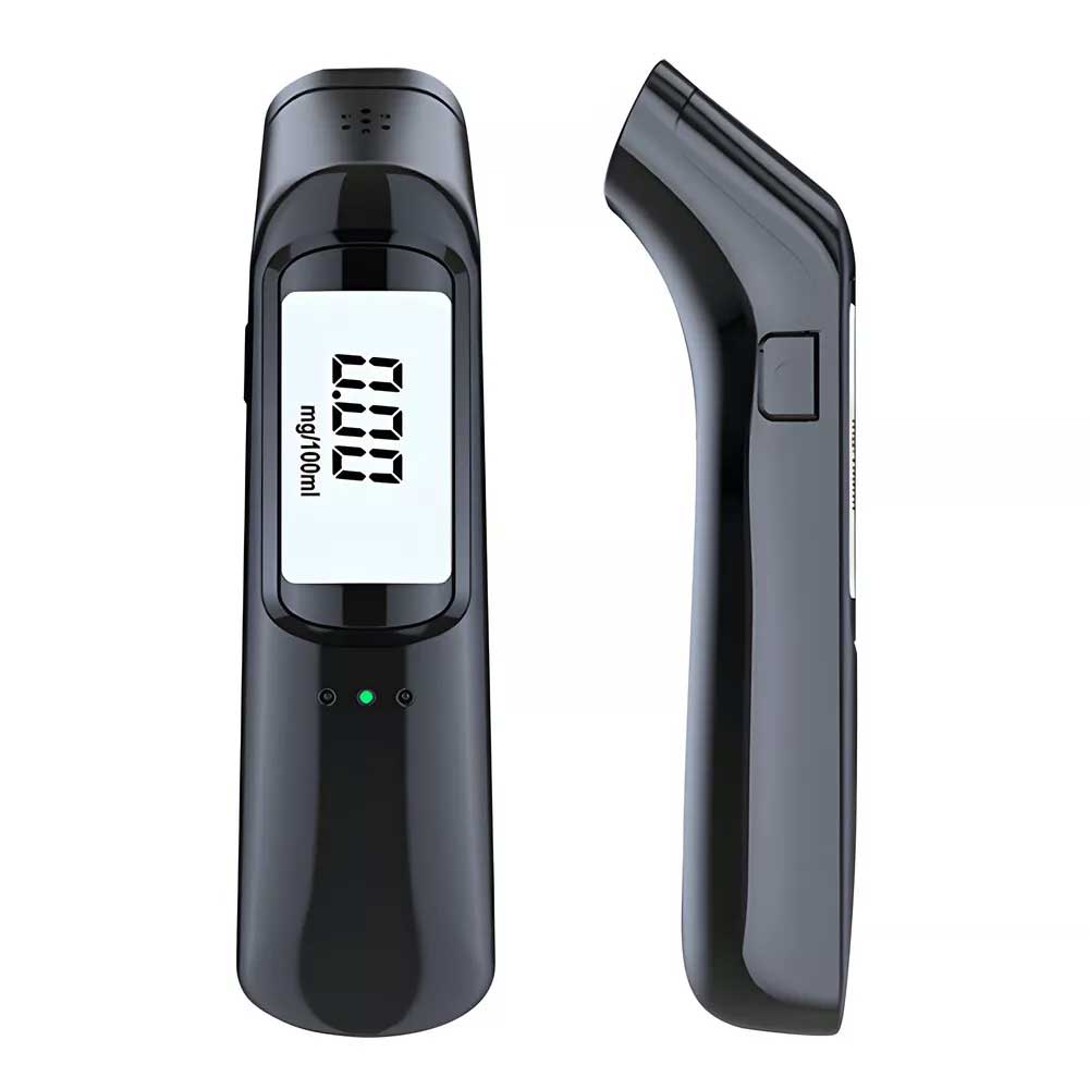 Digital Breath Breathalyzer Alcohol Tester Analyzer Detector Police Rechargeable