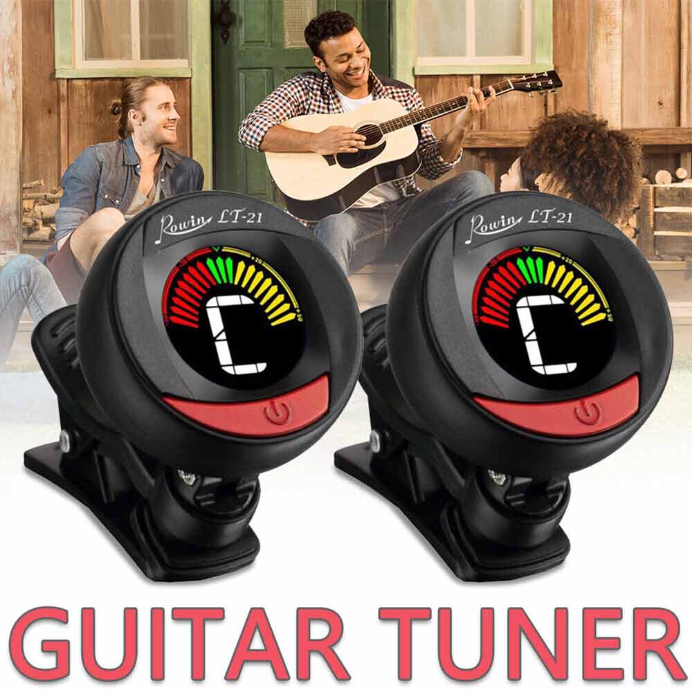 Clip On Tuner Guitar Tuner for Electric Acoustic Guitars Bass Chromatic Violin