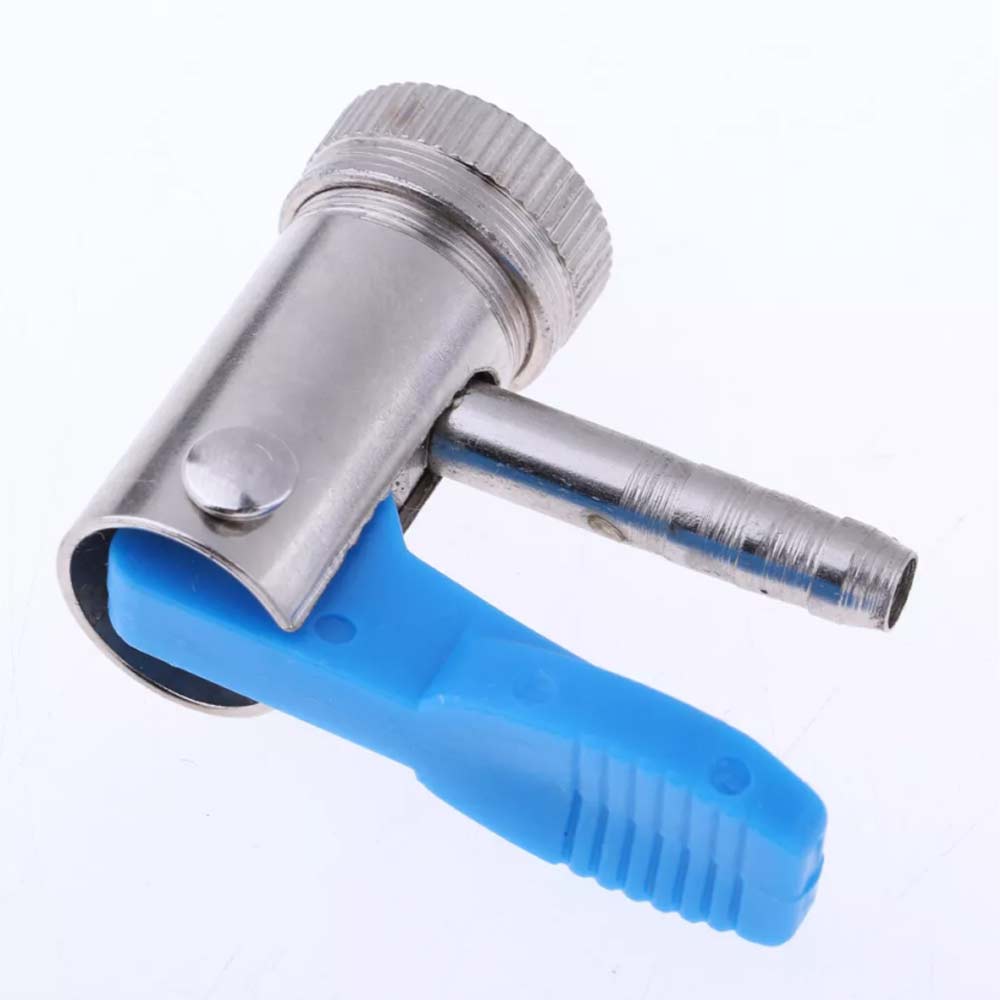 2X Inflator Valve Connector Air Pump Clip Schrader Valve Tyre Air Pump