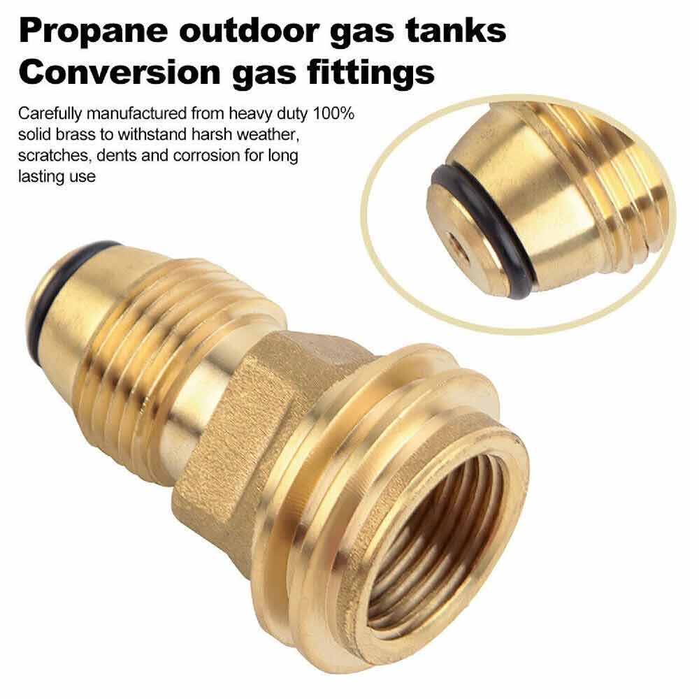 BBQ Propane Gas Refill Adapter Valve Cap 1Lb Cylinder Tank Coupler Heater Bottle