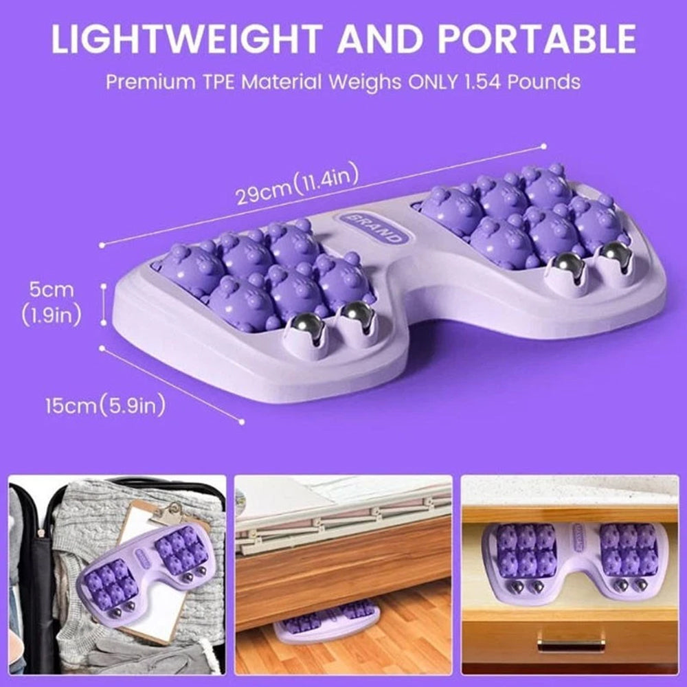 Foot Massager Roller Feet Acupressure Point Massage Pain Relief Relax