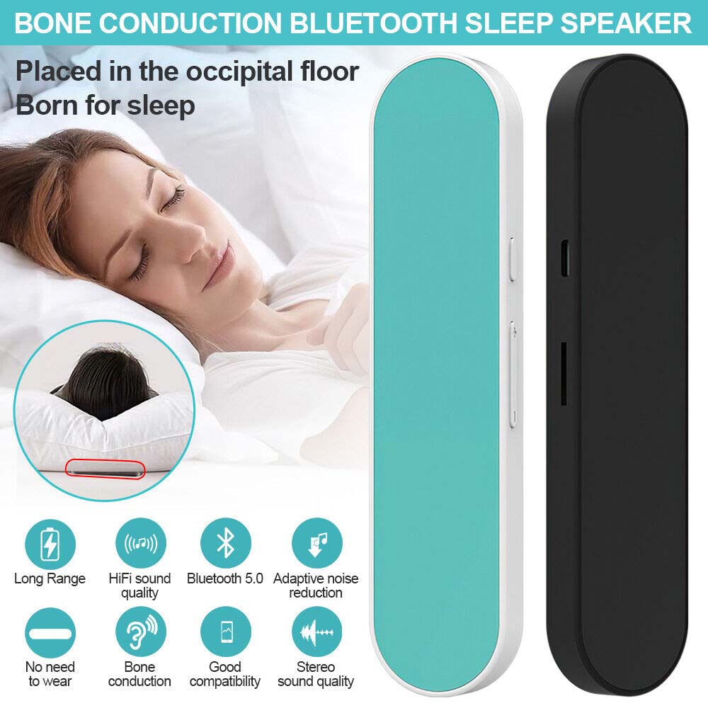 Bone Conduction Pillow Speaker Mini Portable Under Pillow Speakers Travel