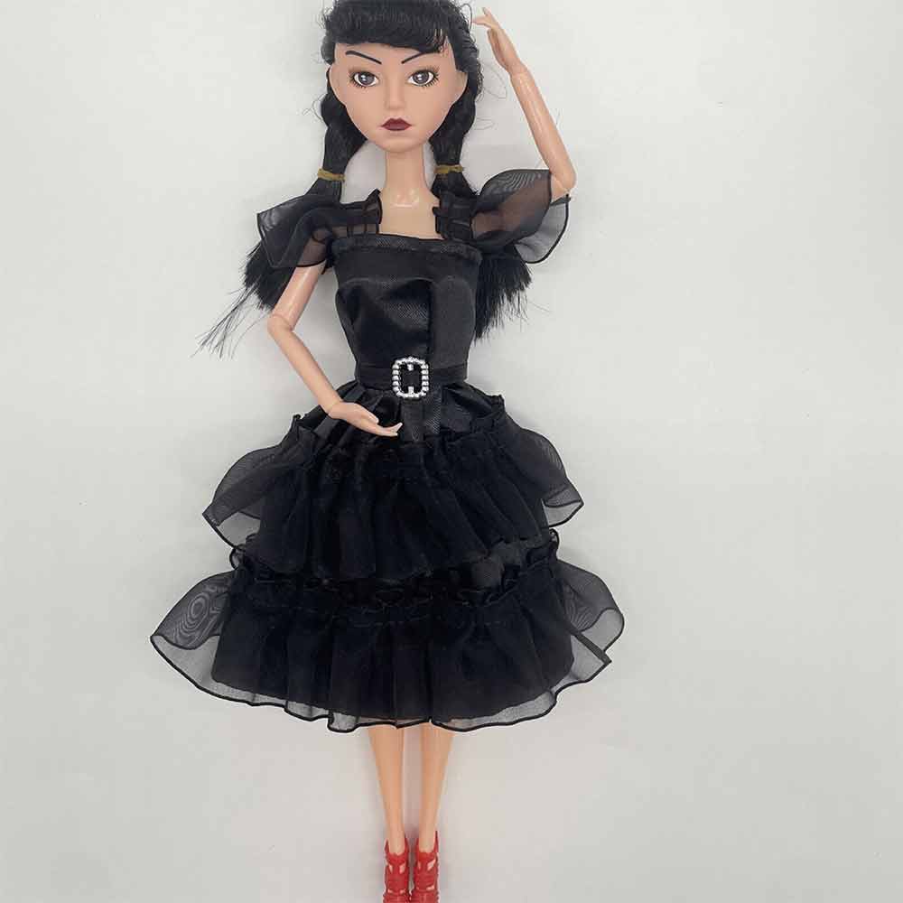 The Addams Family Action Figure Toys Wednesday Addams Dolls Model Birthday Gift