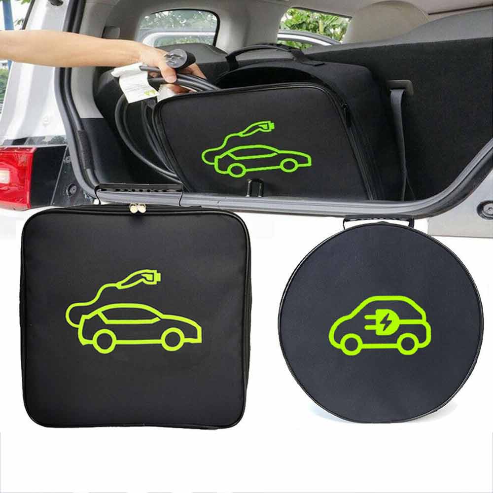 EV Car Charging Cable Storage Bag Portable EV Charger Cable for Jump Cables Power