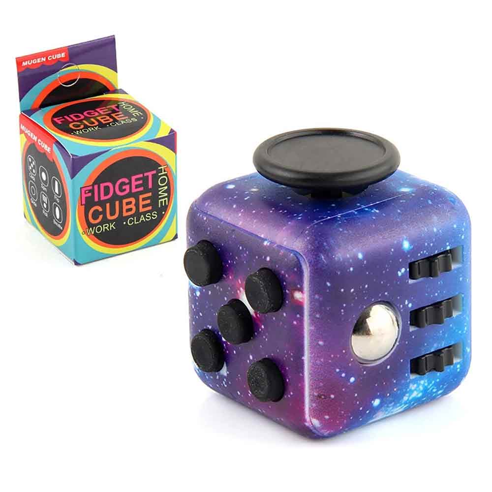 Fidget Cube Spinner ā Stress Relief Finger Hand Magic Toy for Anxiety, ADHD, Adults & Teens
