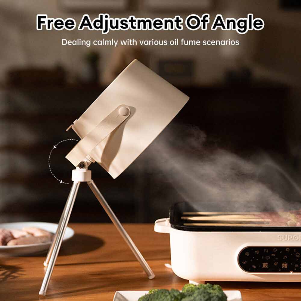 Desktop Cooker Hood Portable Lightweight Kitchen Exhaust Fan Range Hood Camping