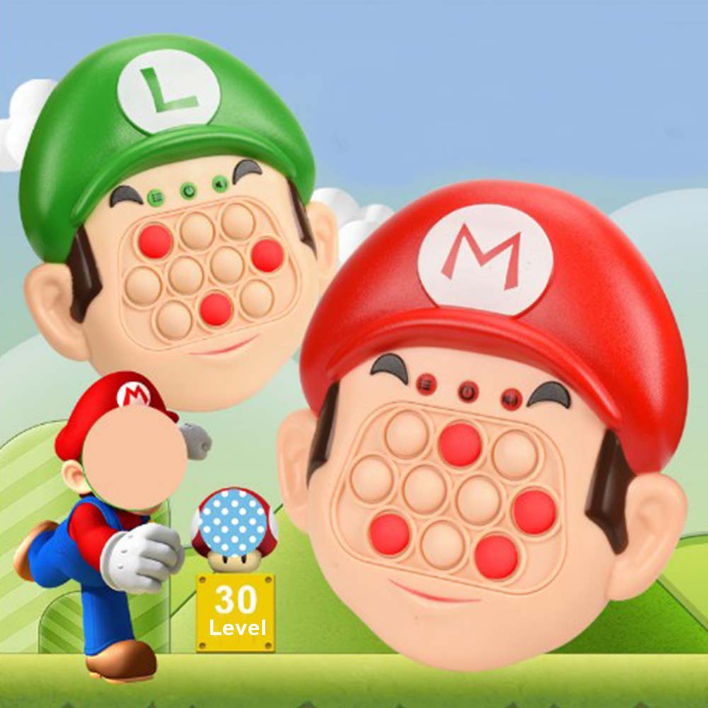 Pop It Push Puzzle Game Controller Bubble Sensory Fidget Toy Electronic Mario