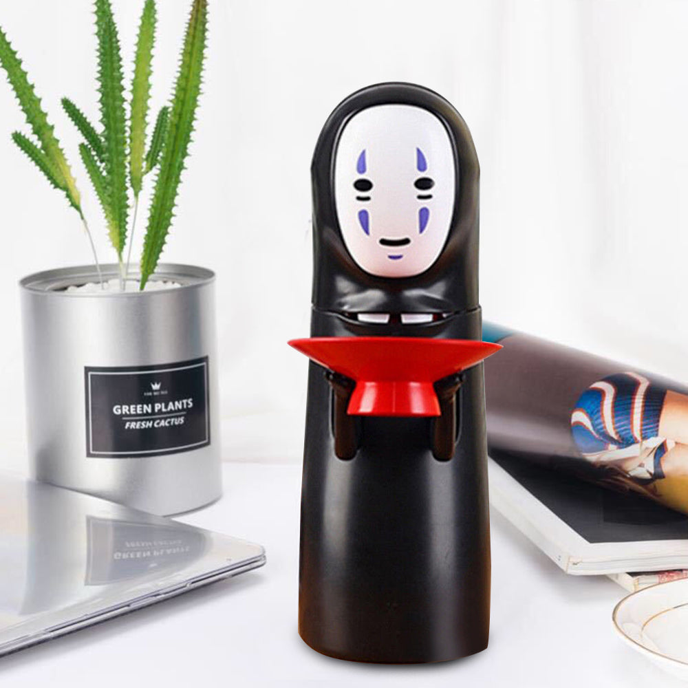 Coin Bank Spirited Away No-Face Man Kaonashi Music Piggy Bank Figure Gift Anime