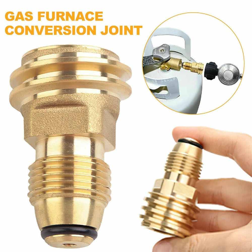 BBQ Propane Gas Refill Adapter Valve Cap 1Lb Cylinder Tank Coupler Heater Bottle