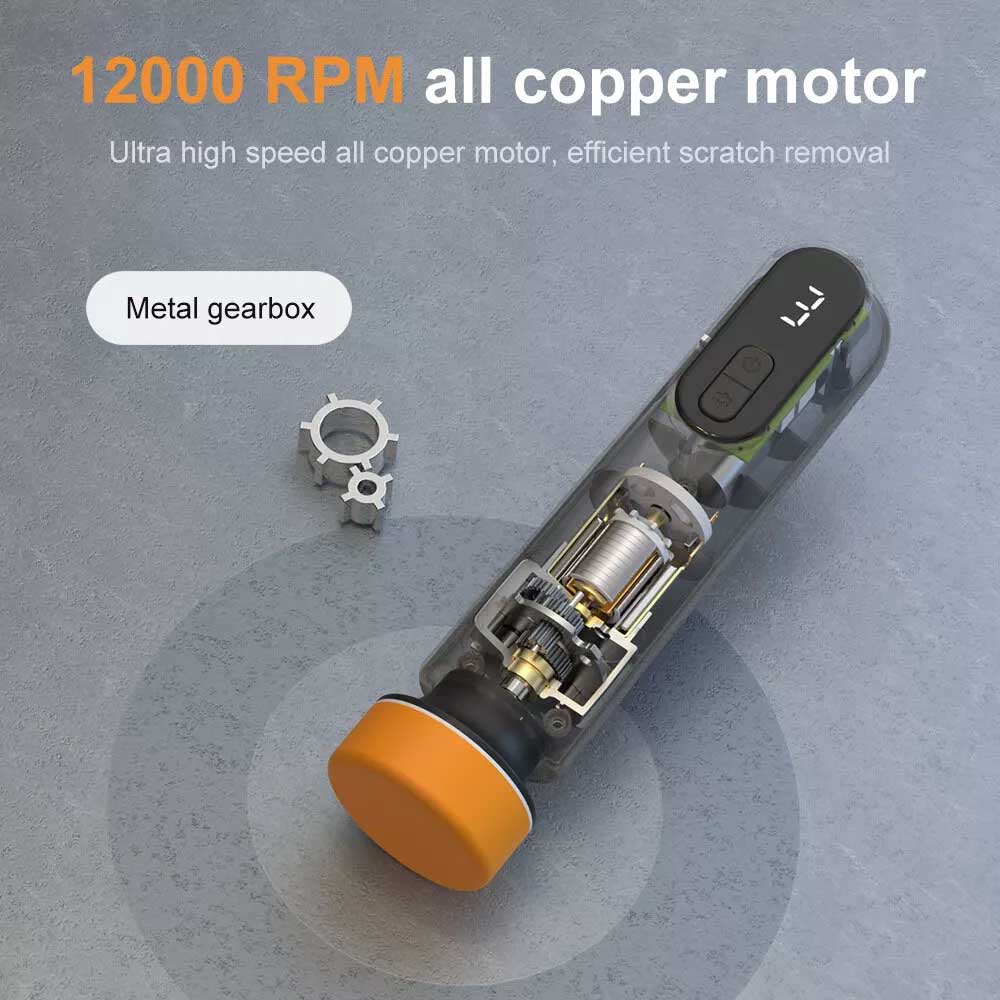 Car Polisher Machine Auto Waxing Polishing Sanding Machine Adjustable Speed