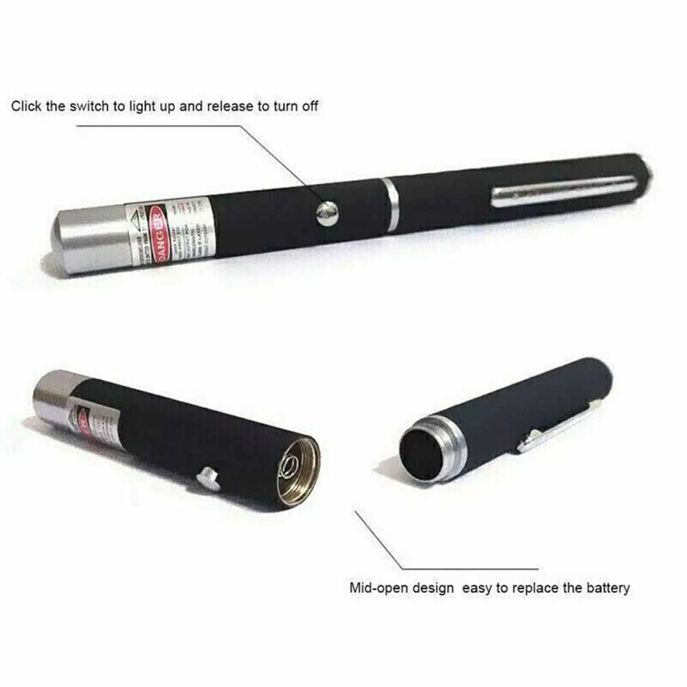 3x Laser Pointer Pen Green Purple Red Light Visible Beam For Cat Dog office Pet