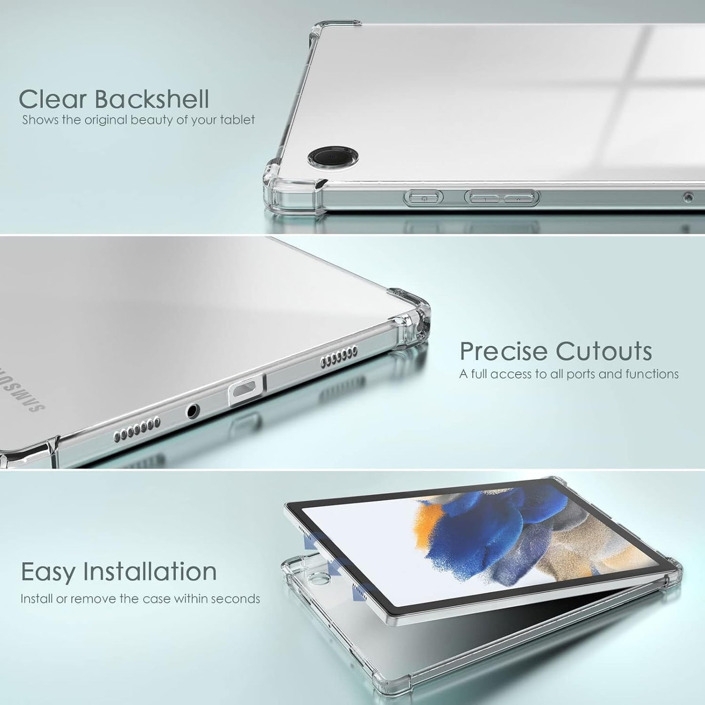 Clear Case for Samsung Galaxy Tab A9 Plus