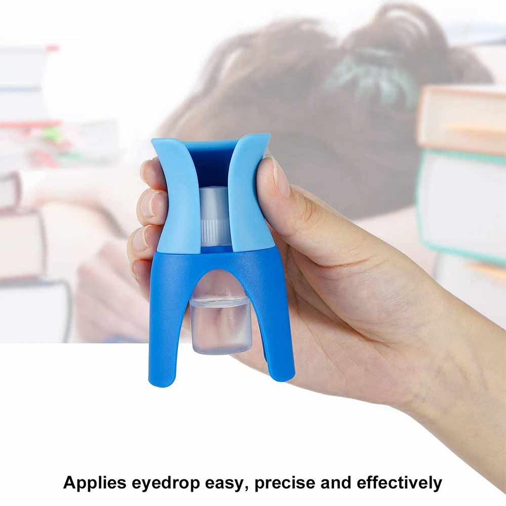 Eyedrop Bottle Dispenser, Portable Eye Drop Applicator, Reusable Eye Aid