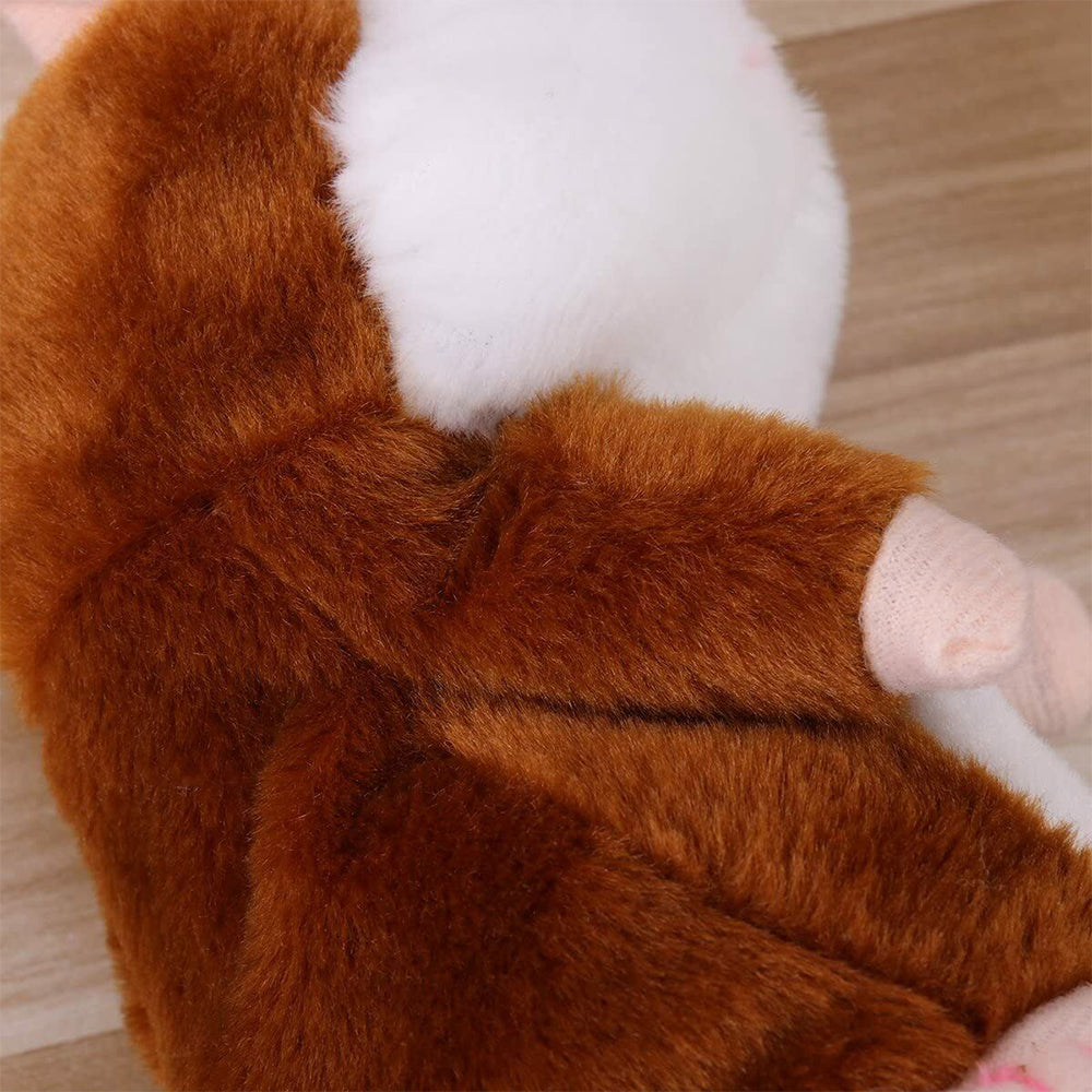16CM Repeats What You Say Mimicry Pet Toy Talking Hamster Plush Toy